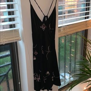 Black Strappy Floral Silence + Noise